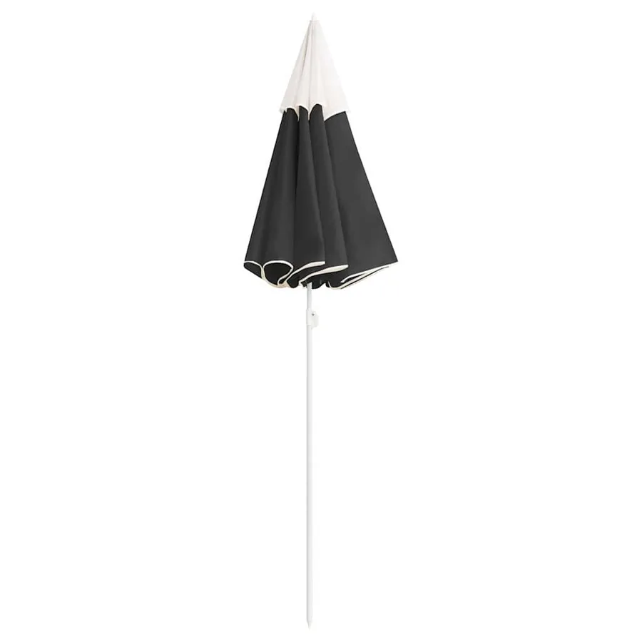 Parasol de jardin avec mât en acier anthracite 180 cm - 3