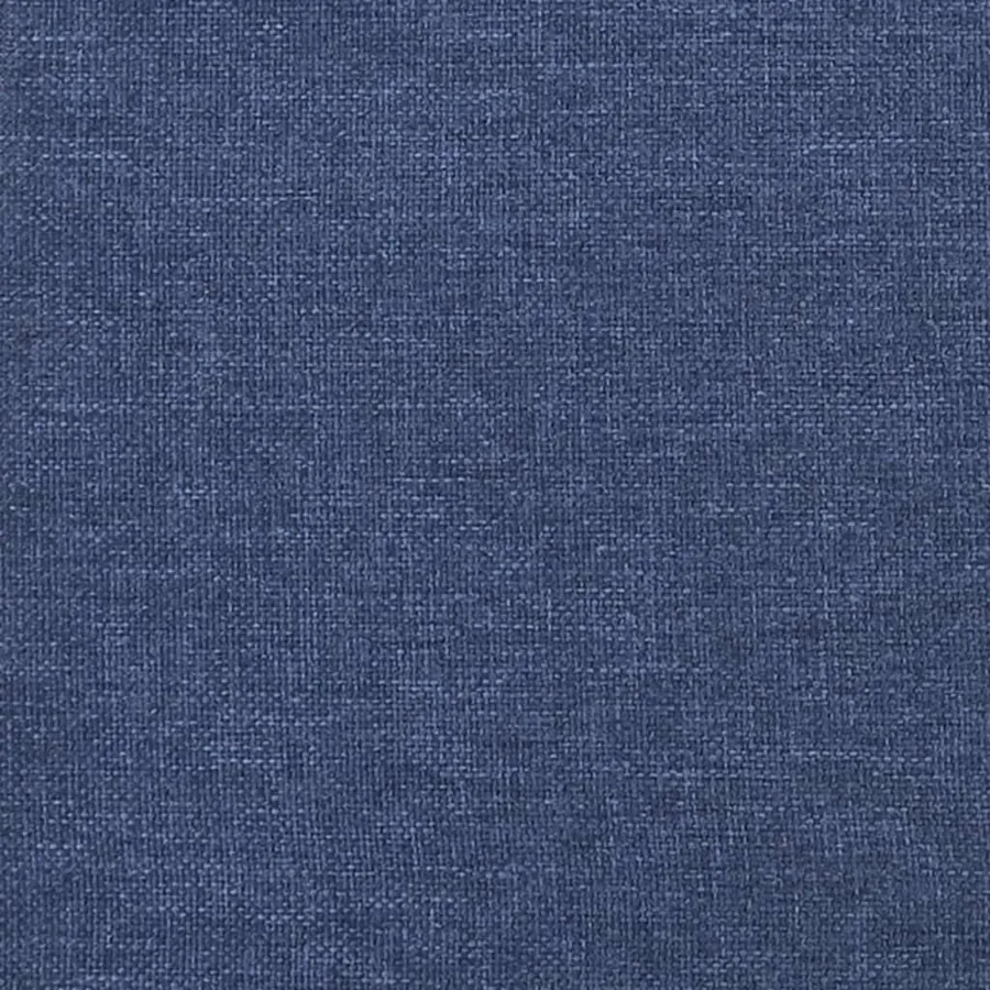 Cadre de lit sans matelas bleu 160x200 cm tissu - 8
