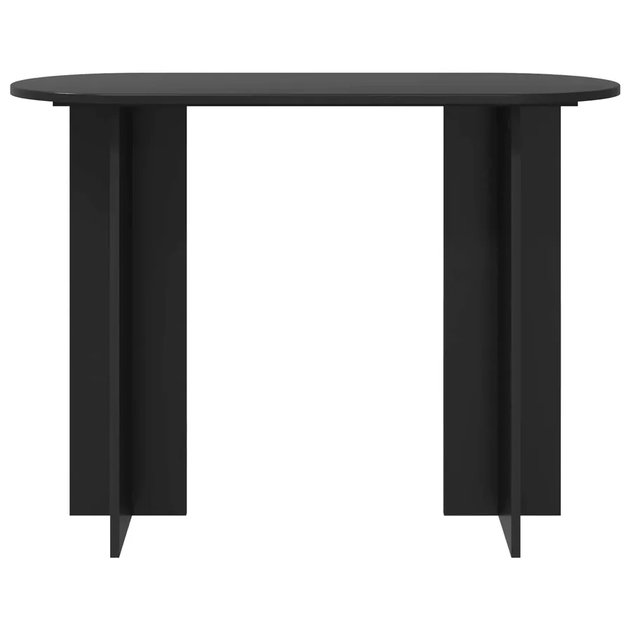 Table console Chêne noir 100 x 39,5 x 75 cm Bois d'ingénierie - 5