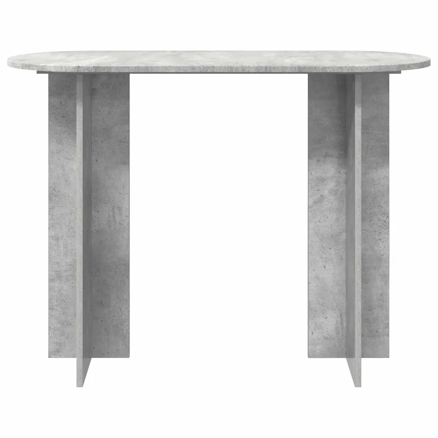 Table console Gris béton 100 x 39,5 x 75 cm Bois d'ingénierie - 5