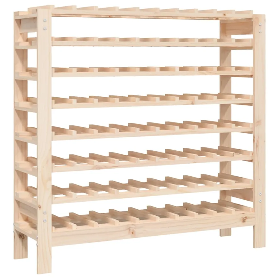 Casier à vin 109,5x30x107,5 cm Bois de pin massif - 2