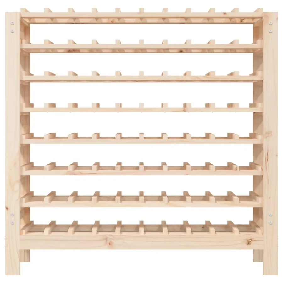 Casier à vin 109,5x30x107,5 cm Bois de pin massif - 5