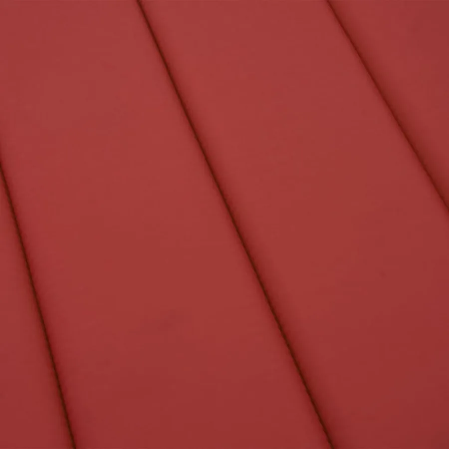 Coussin de chaise longue rouge 200x60x3 cm tissu oxford - 7