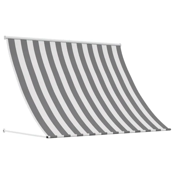 Auvent Anthracite et blanc 250 x 150 cm