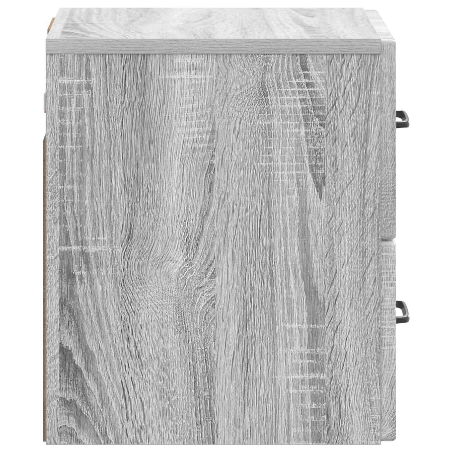 Cabinet de chevet mural Sonoma gris 34,5 x 33 x 40 cm - 6