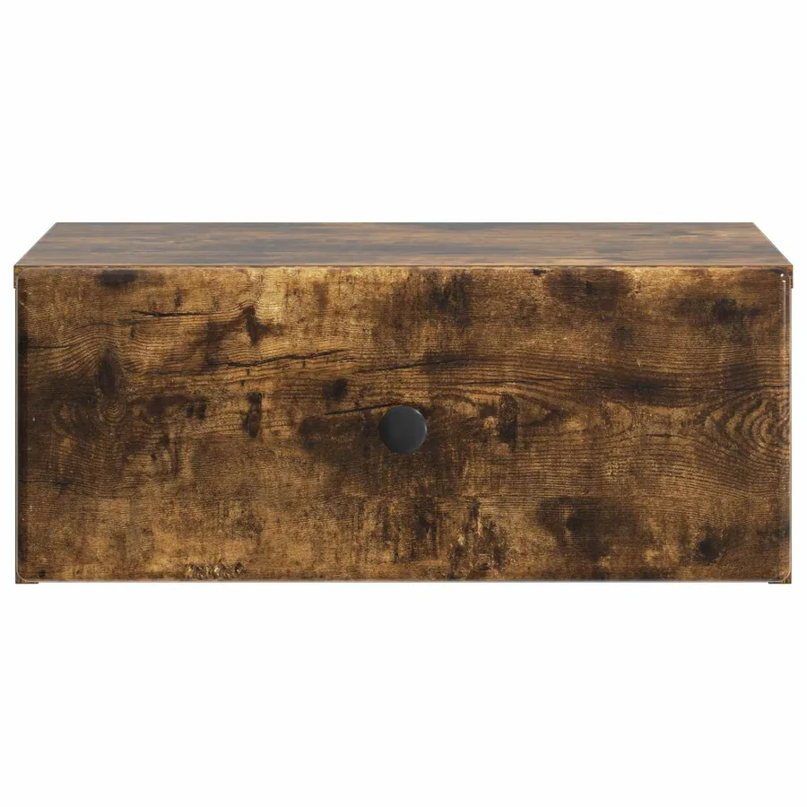 Cabinet de chevet mural 2 pcs Chêne fumé 49 x 34,5 x 20 cm - 7