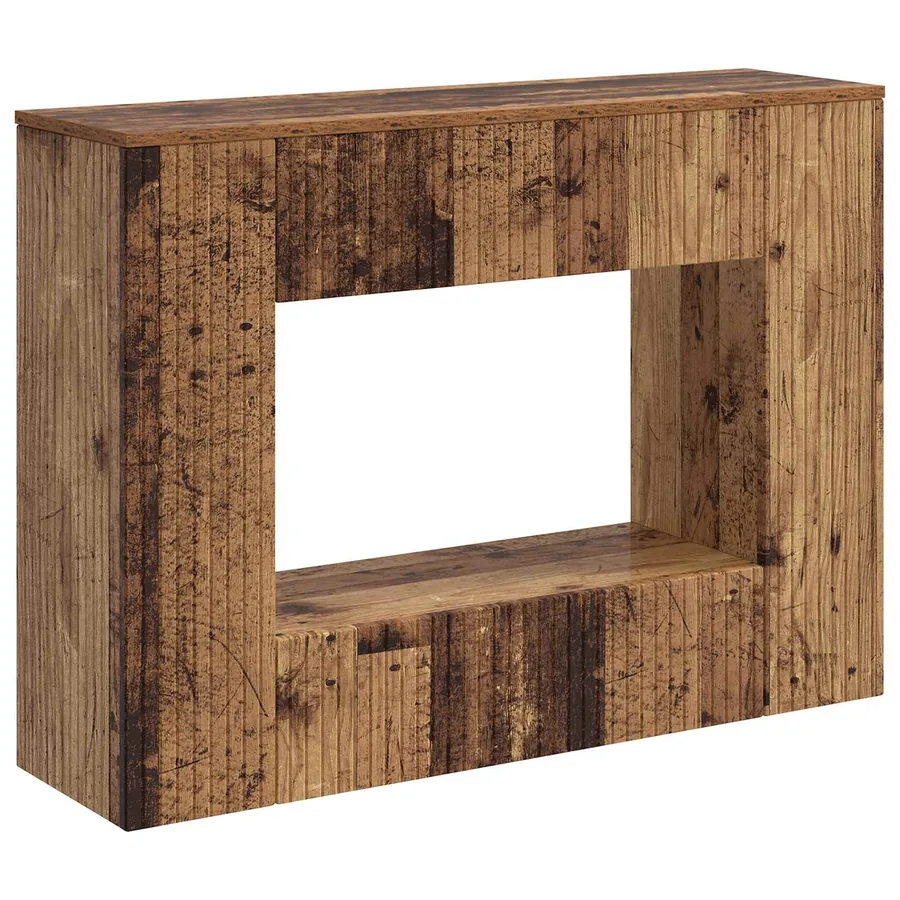 Table console Bois ancien 101 x 29 x 74 cm Bois d’ingénierie - 2