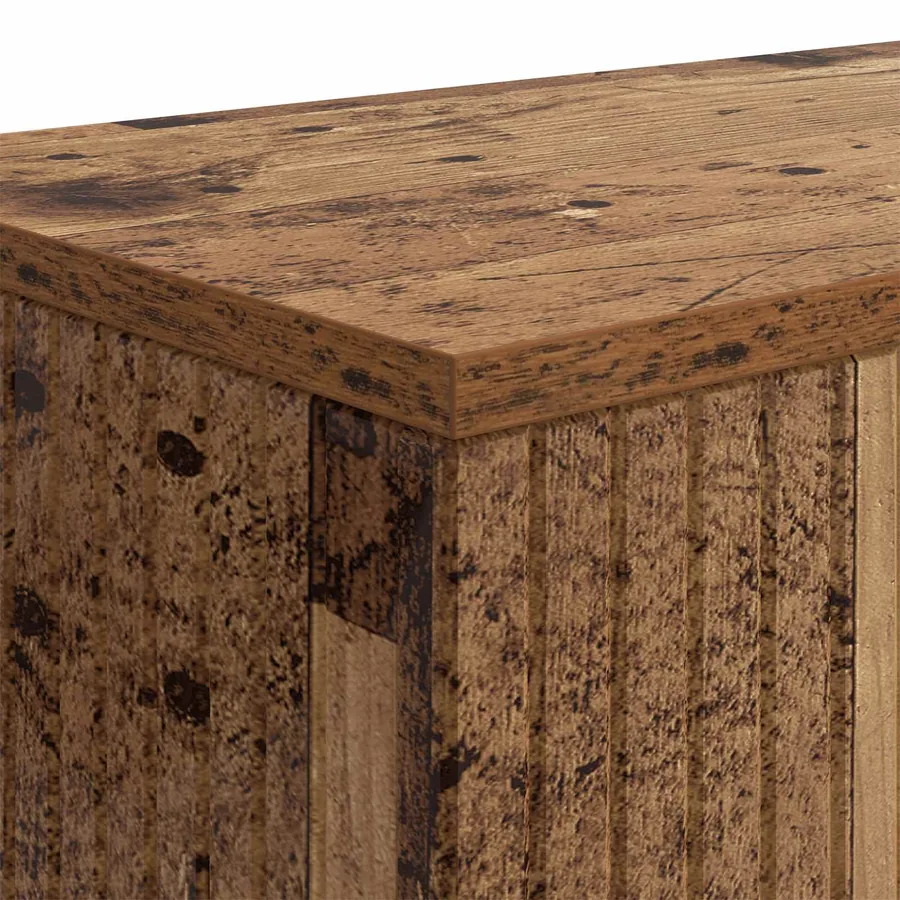 Table console Bois ancien 101 x 29 x 74 cm Bois d’ingénierie - 8