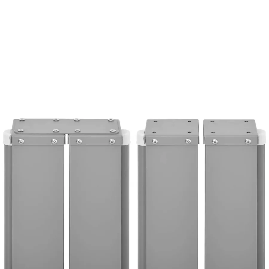 Auvent latéral rétractable 160x600 cm Gris - 6