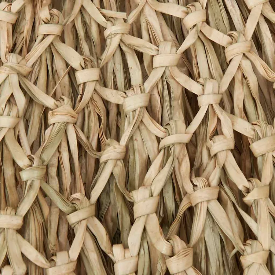 Parasol en bambou avec toit en feuille de bananier 270 cm - 11