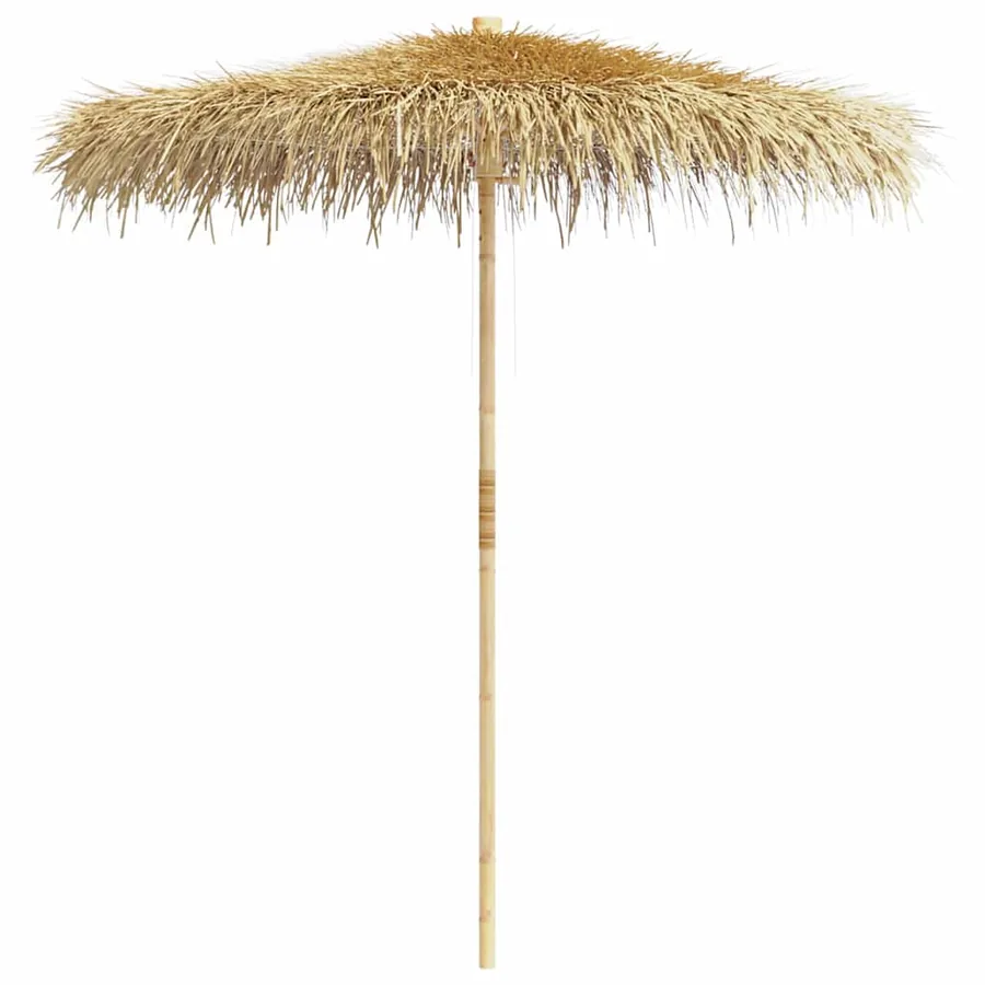 Parasol en bambou avec toit en feuille de bananier 270 cm - 2