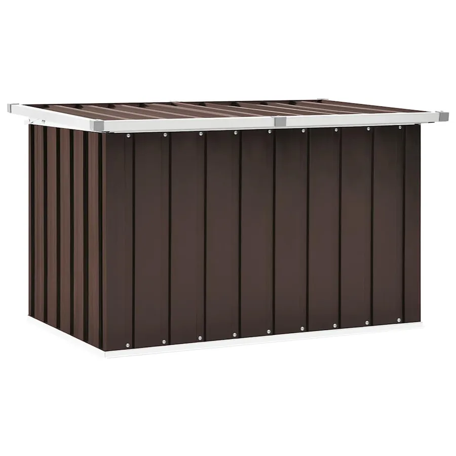 Coffre de rangement de jardin Marron 109x67x65 cm