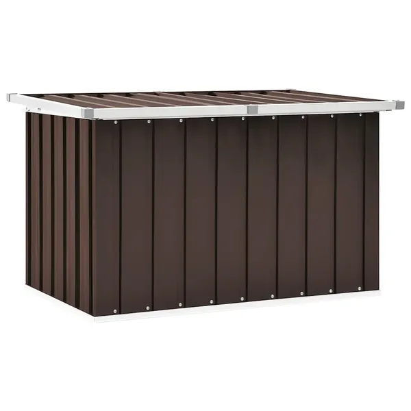 Coffre de rangement de jardin Marron 109x67x65 cm