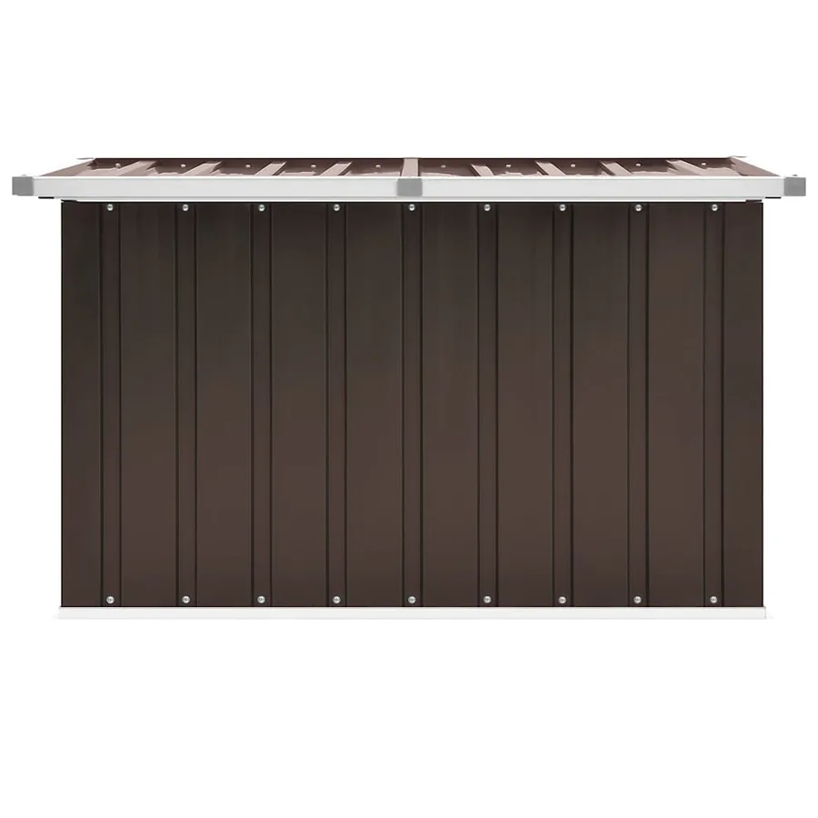 Coffre de rangement de jardin Marron 109x67x65 cm - 6