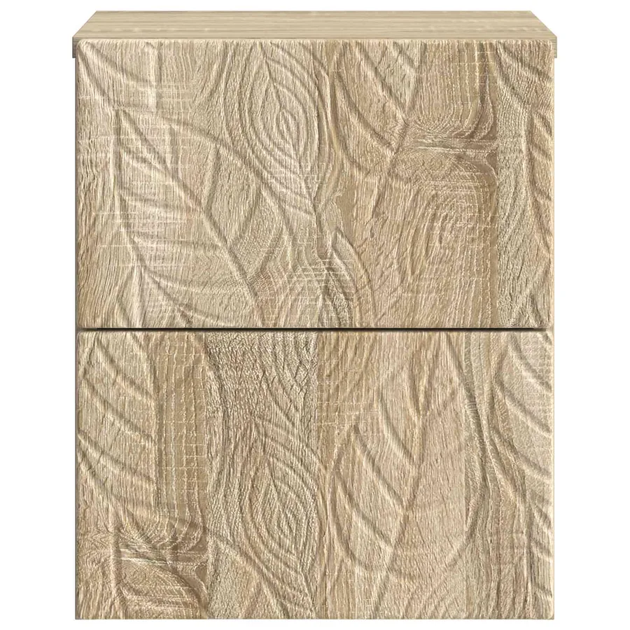 Cabinet de chevet mural Chêne Sonoma 34,5 x 33 x 40 cm - 4