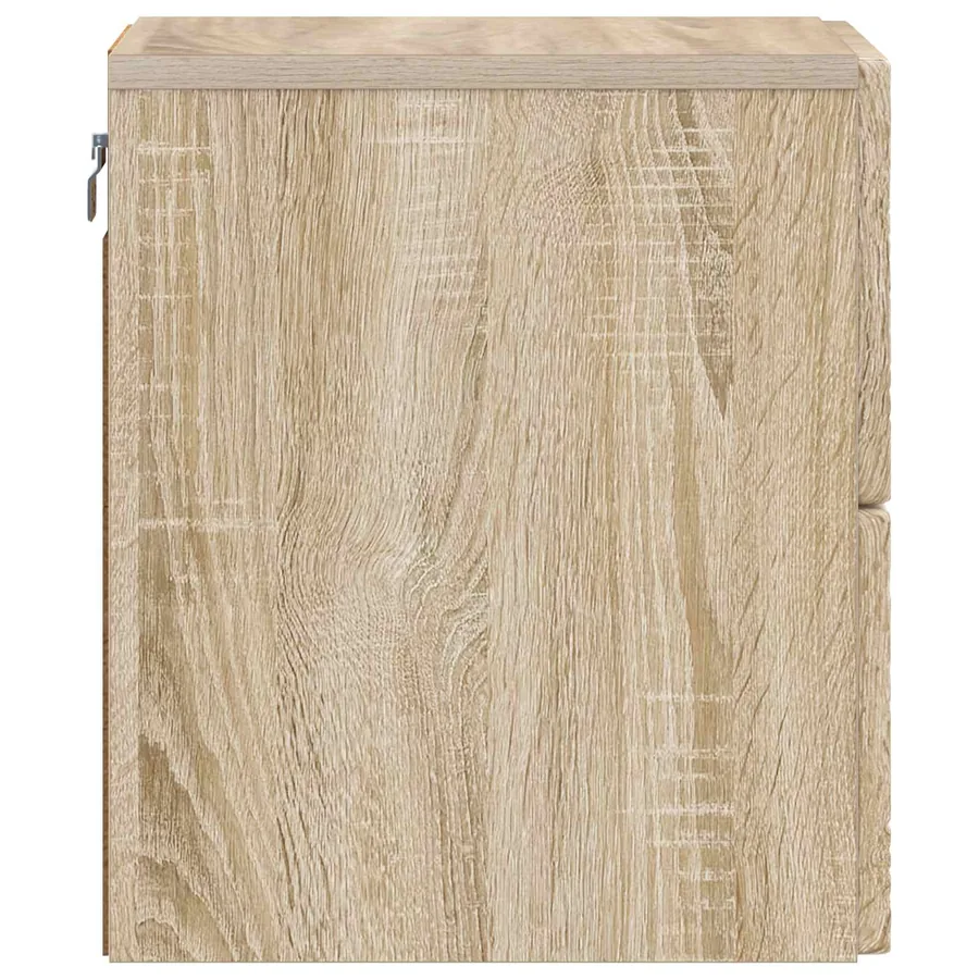 Cabinet de chevet mural Chêne Sonoma 34,5 x 33 x 40 cm - 5
