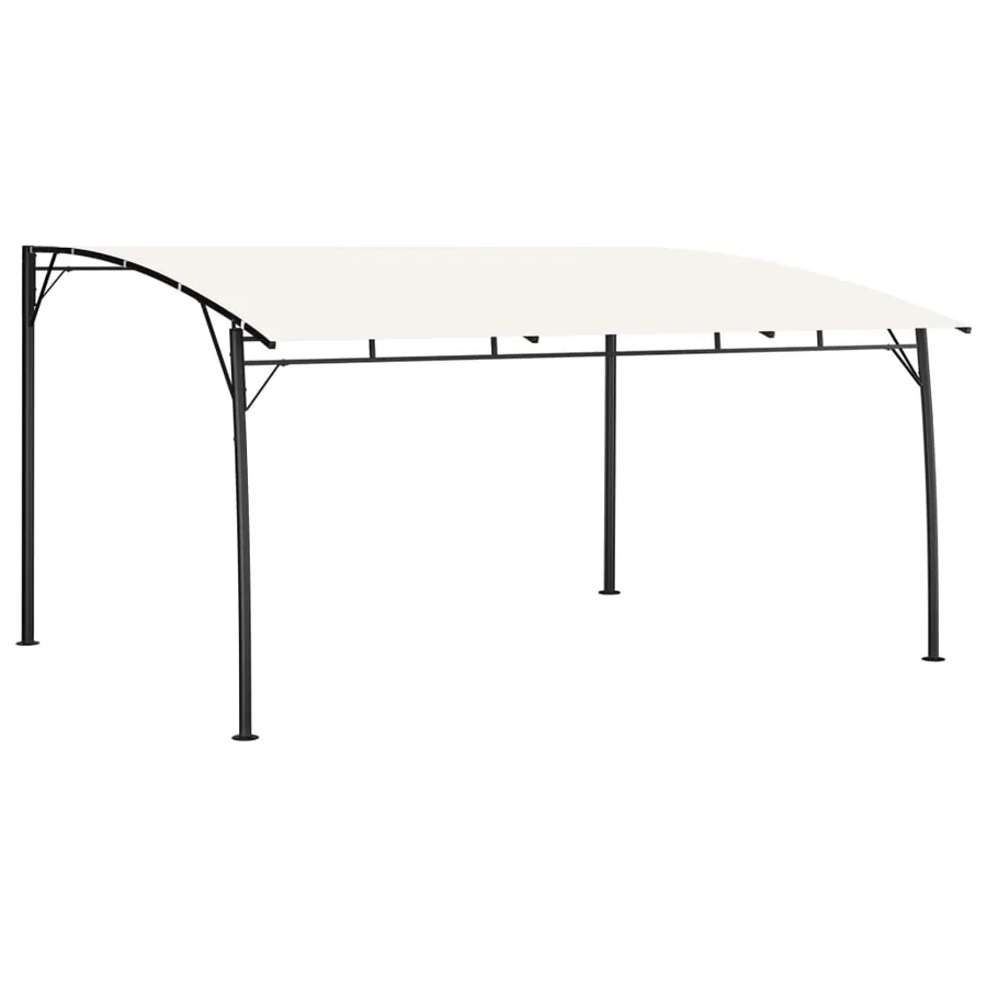 Auvents parasols 4 x 3 x 2,55 m Crème