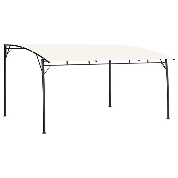 Auvents parasols 4 x 3 x 2,55 m Crème