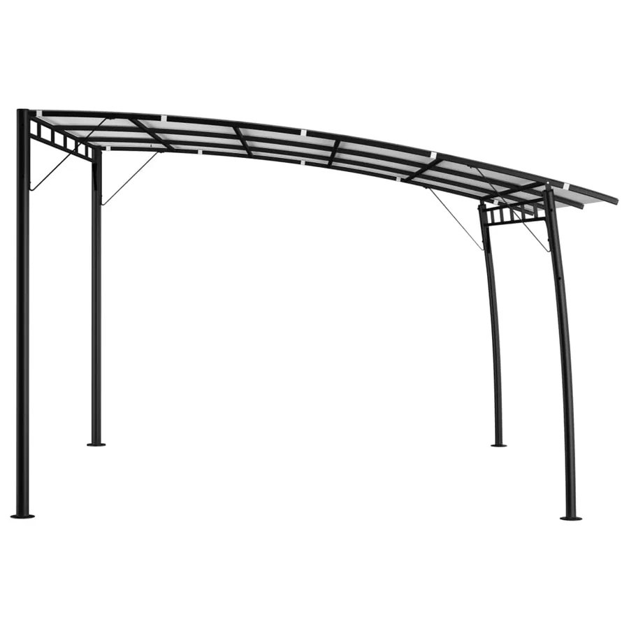 Auvents parasols 4 x 3 x 2,55 m Crème - 3