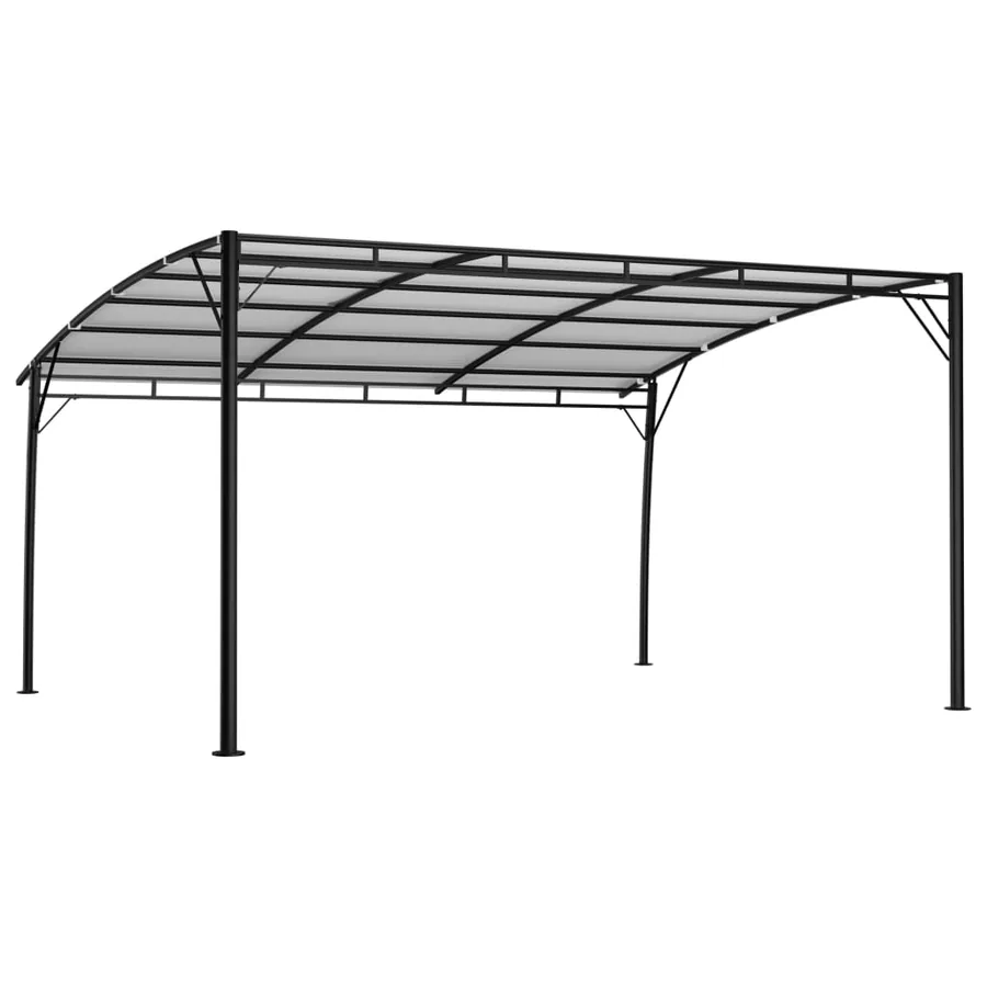 Auvents parasols 4 x 3 x 2,55 m Crème - 4