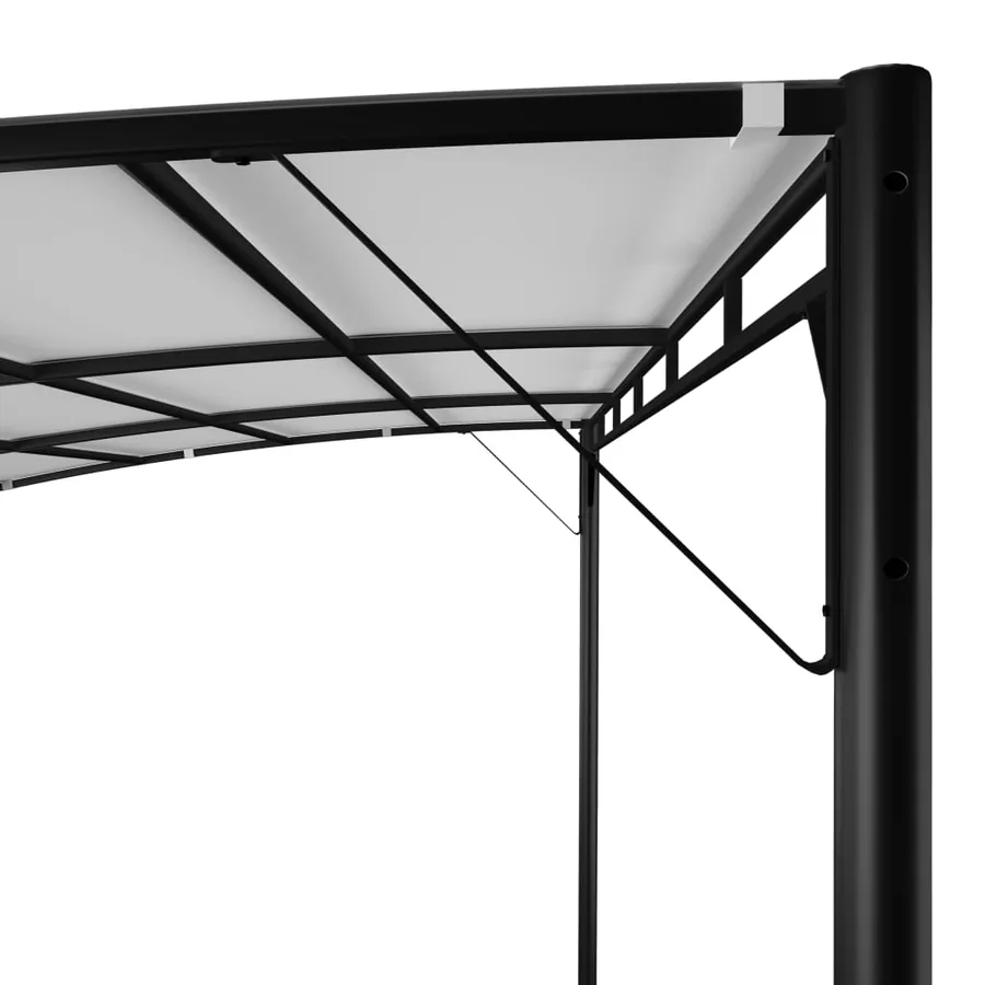 Auvents parasols 4 x 3 x 2,55 m Crème - 5