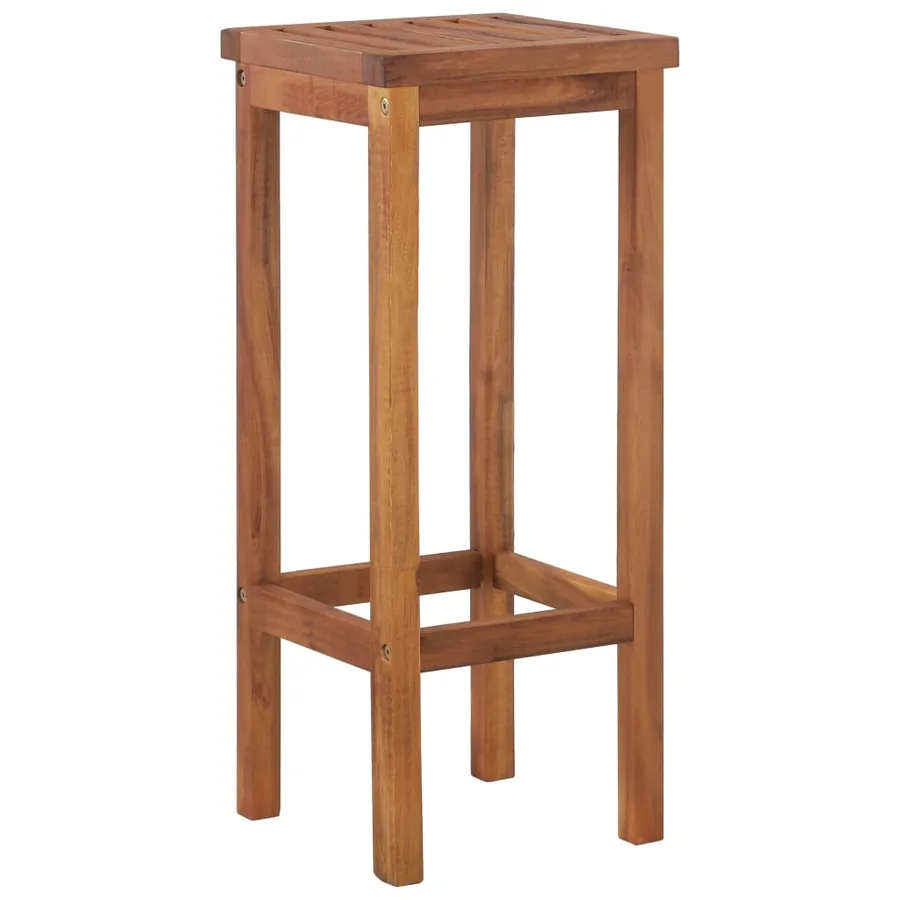 Ensemble de bar de jardin 5 pcs Bois d'acacia solide - 7
