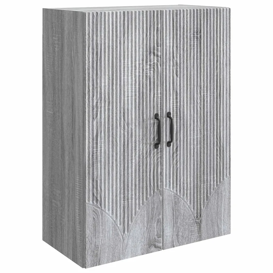 Armoire Murale Sonoma gris 66 x 34,5 x 90 cm Bois d'ingénierie - 2