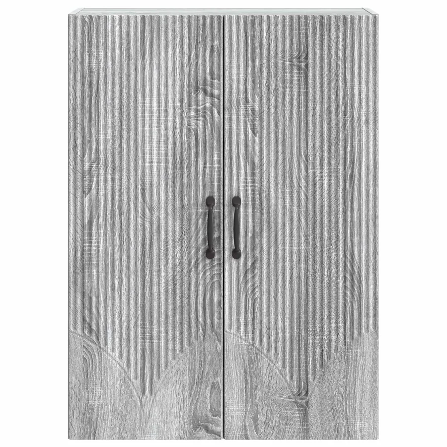 Armoire Murale Sonoma gris 66 x 34,5 x 90 cm Bois d'ingénierie - 4