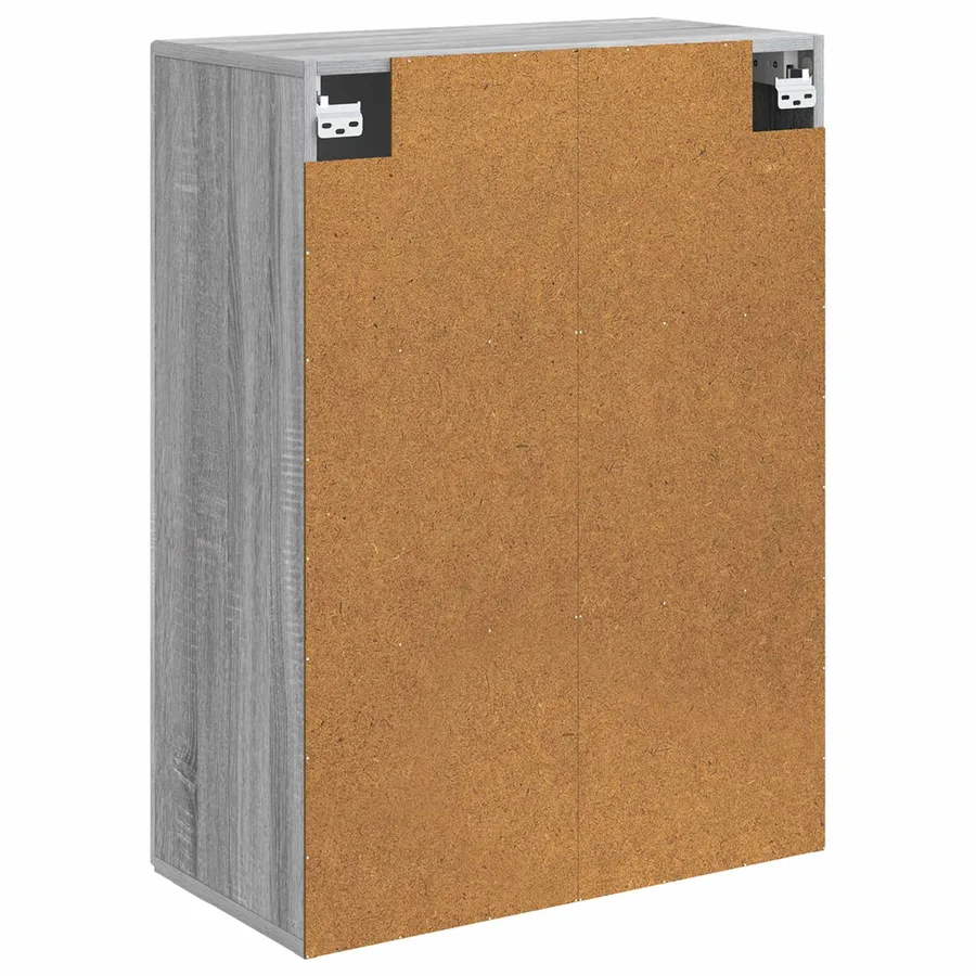 Armoire Murale Sonoma gris 66 x 34,5 x 90 cm Bois d'ingénierie - 6