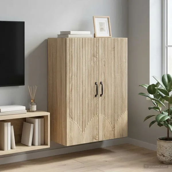 Armoire Murale Chêne Sonoma 66 x 34,5 x 90 cm Bois d'ingénierie