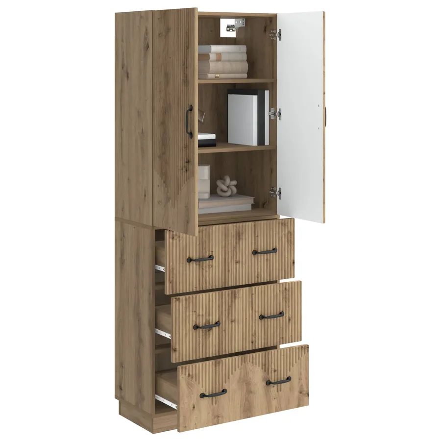 Ensemble de Meubles 2 pc 66 x 34,5 x 87 cm Bois d'ingénierie - 3