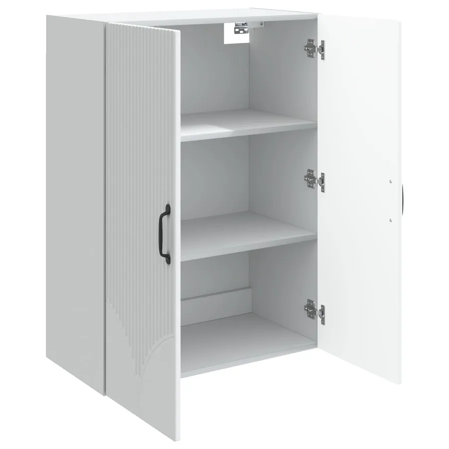 Armoire Murale Blanc 66 x 34,5 x 90 cm Bois d'ingénierie - 3