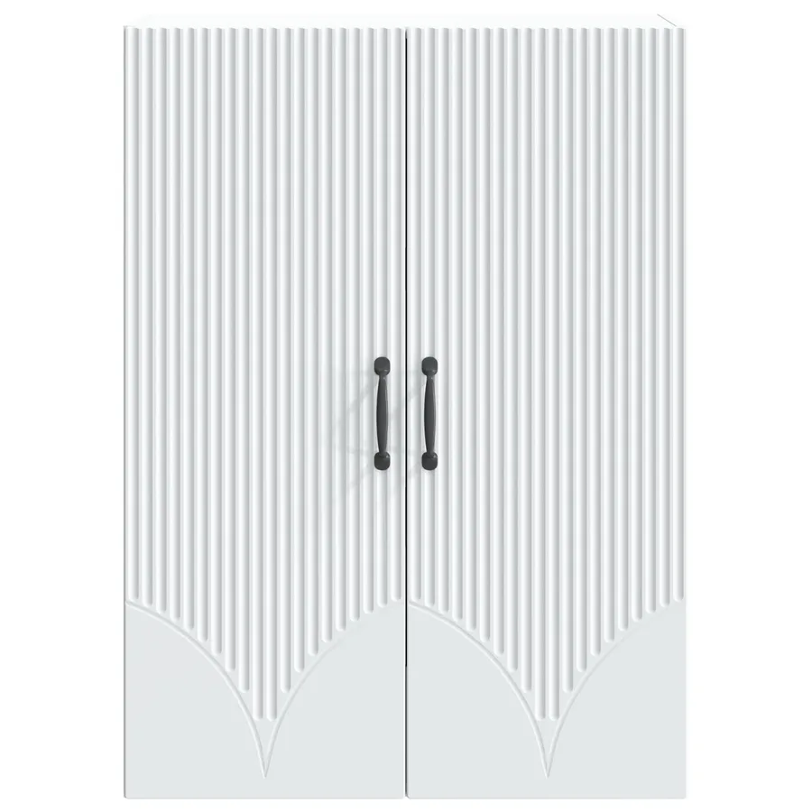 Armoire Murale Blanc 66 x 34,5 x 90 cm Bois d'ingénierie - 4