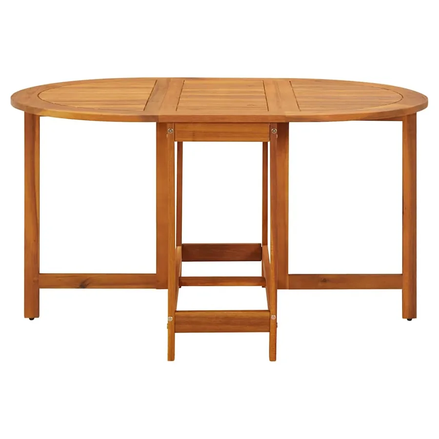Table de jardin 130x90x72 cm Bois d'acacia massif - 4