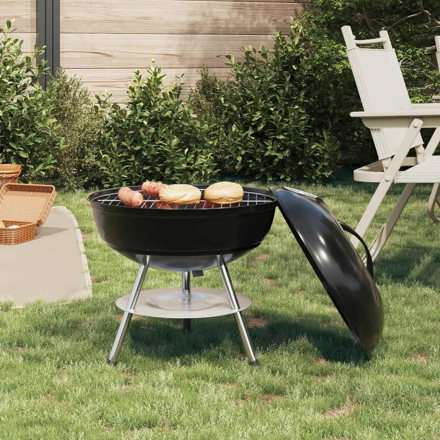 Grill charbon Noir 36,5 x 36,5 x 40 cm