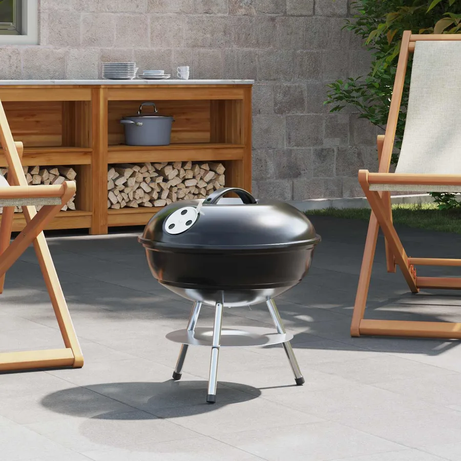 Grill charbon Noir 36,5 x 36,5 x 40 cm - 3