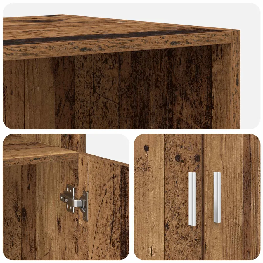 Haut Armoire Bois ancien 70 x 42,5 x 185 cm Bois d'ingénierie - 4