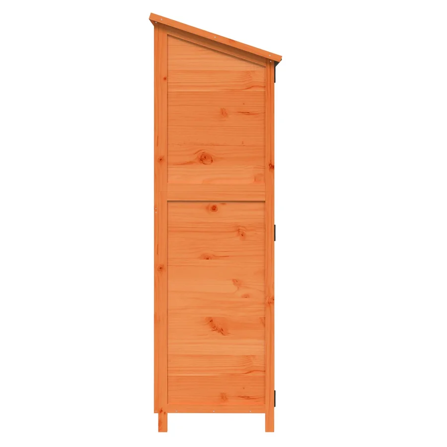 Abri de jardin Marron 59,5 x 56 x 176,5 cm Bois de Sapin Massif - 6