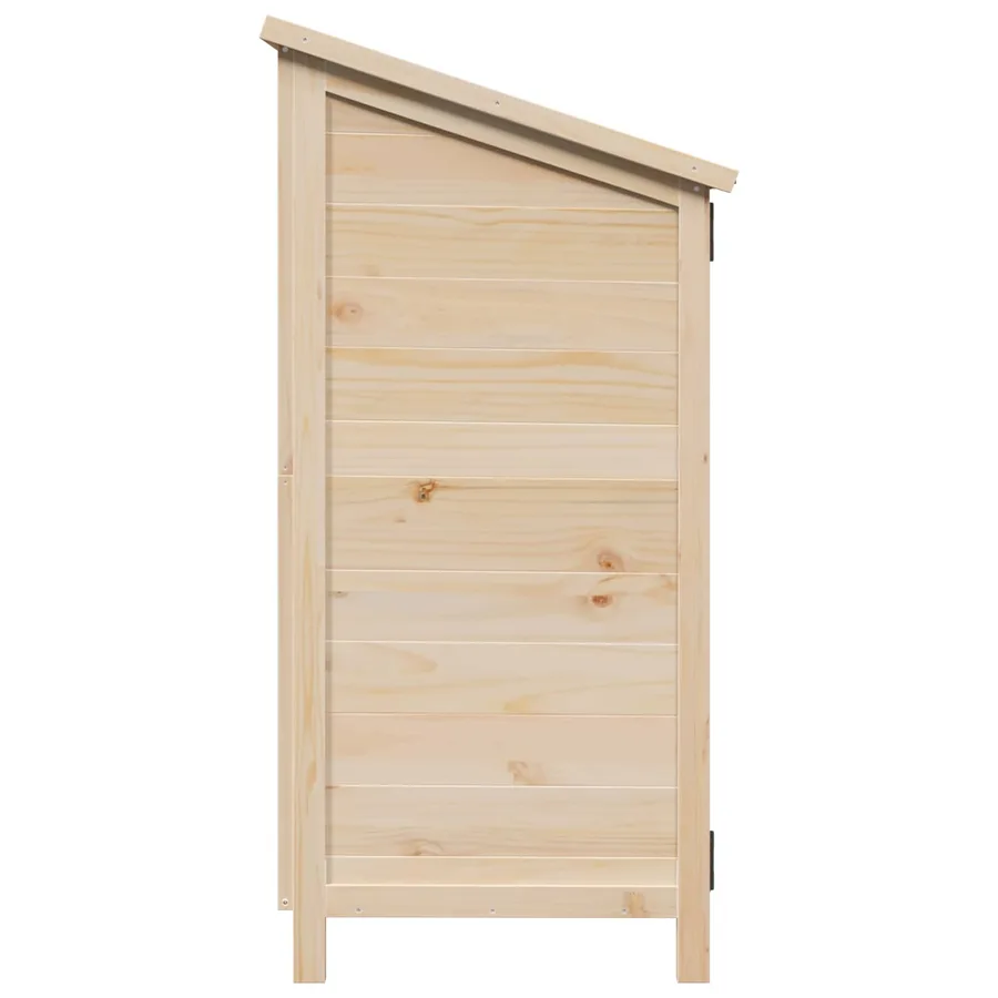 Abri de jardin Naturel 106 x 56 x 113,5 cm Bois de Sapin Massif - 6