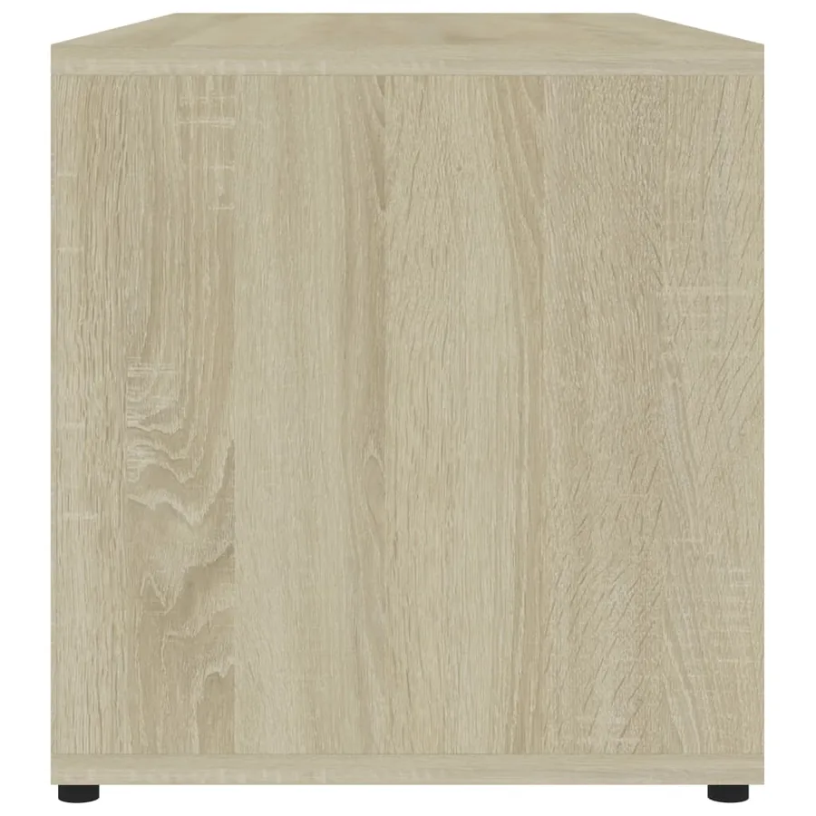 Meuble TV Chêne sonoma 80x34x36 cm Bois d'ingénierie - 8