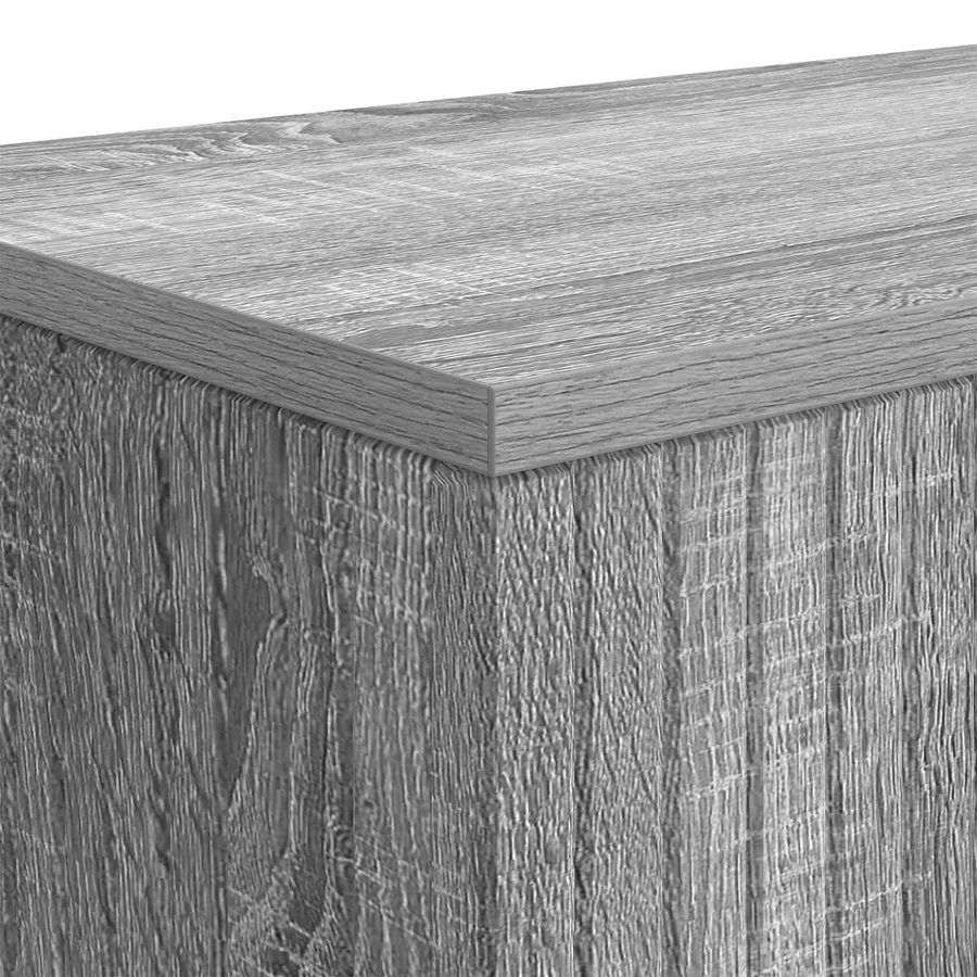 Table console Gris Sonoma 155 x 29 x 74 cm Bois d’ingénierie - 8