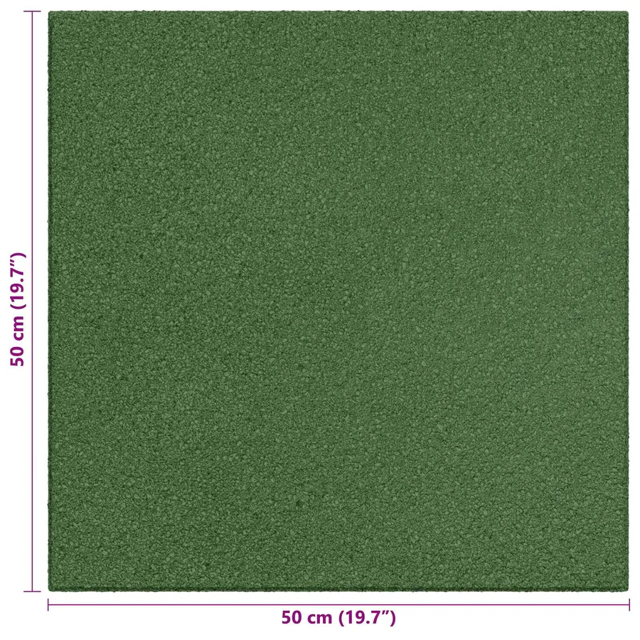 Dalles de Protection Anti-Chute 12 pcs Vert 50 x 50 cm - 6