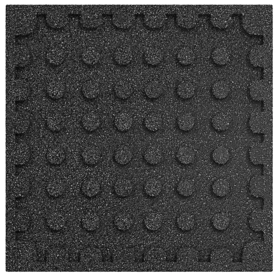 Dalles de Protection Anti-Chute 12 pcs Noir 50 x 50 cm - 3