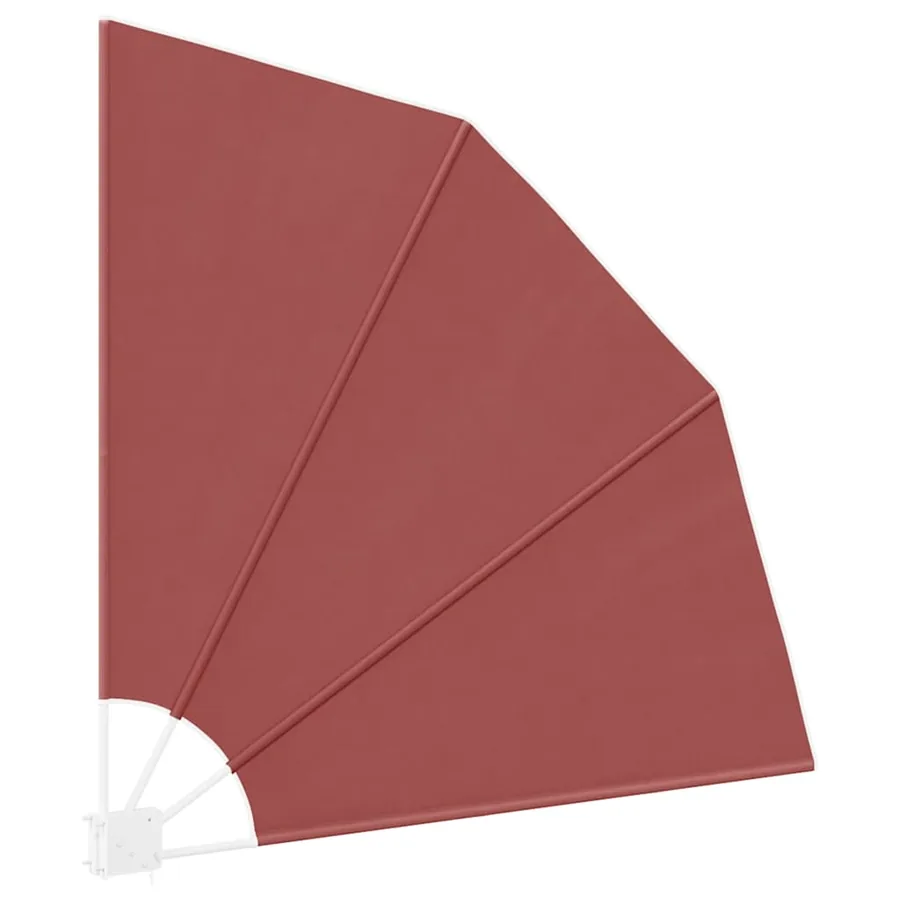 Auvent latéral pliable de balcon Terre cuite 140x140 cm - 5