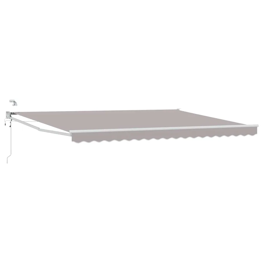 Auvent rétractable électrique Gris clair 5 x 3 m - 2