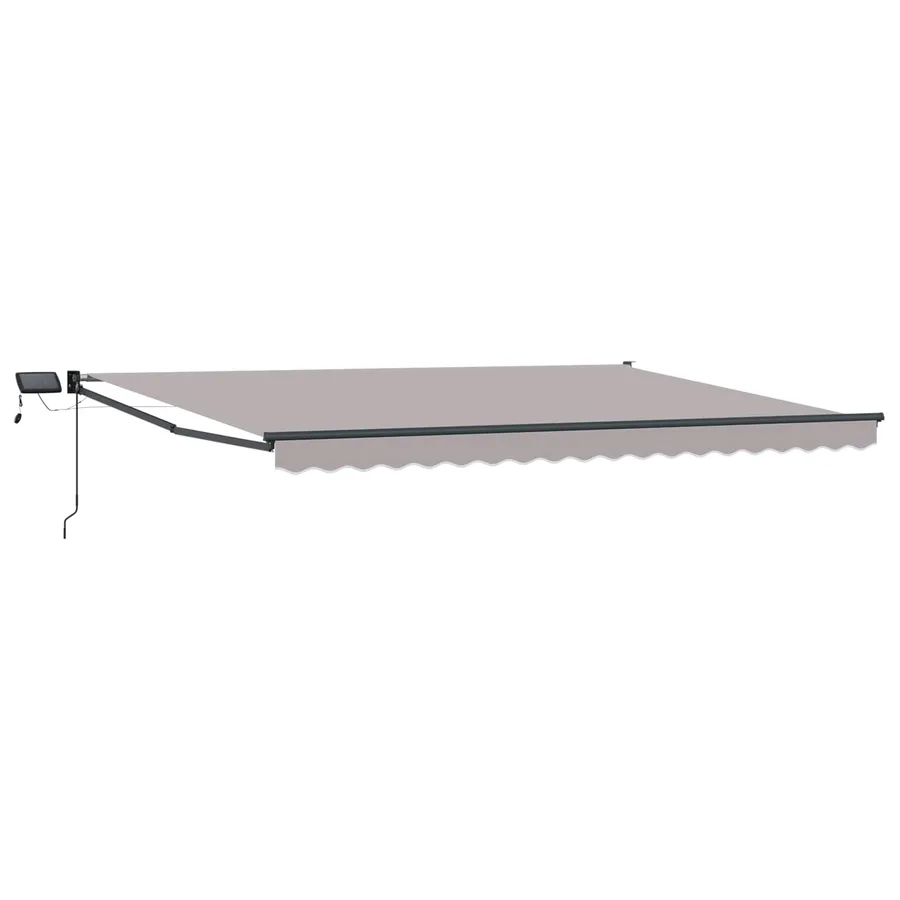 Store rétractable manuel avec LEDs 5 x 3 m - 2