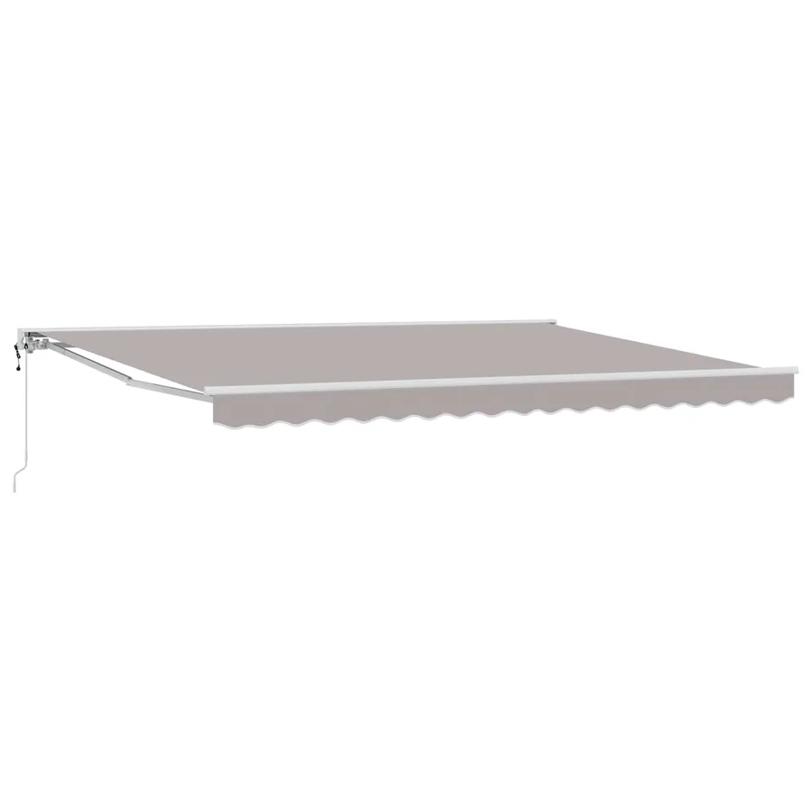 Auvent rétractable électrique Gris clair 5 x 3 m - 2