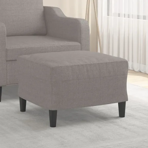 Repose-pied Taupe 60x50x41 cm Tissu