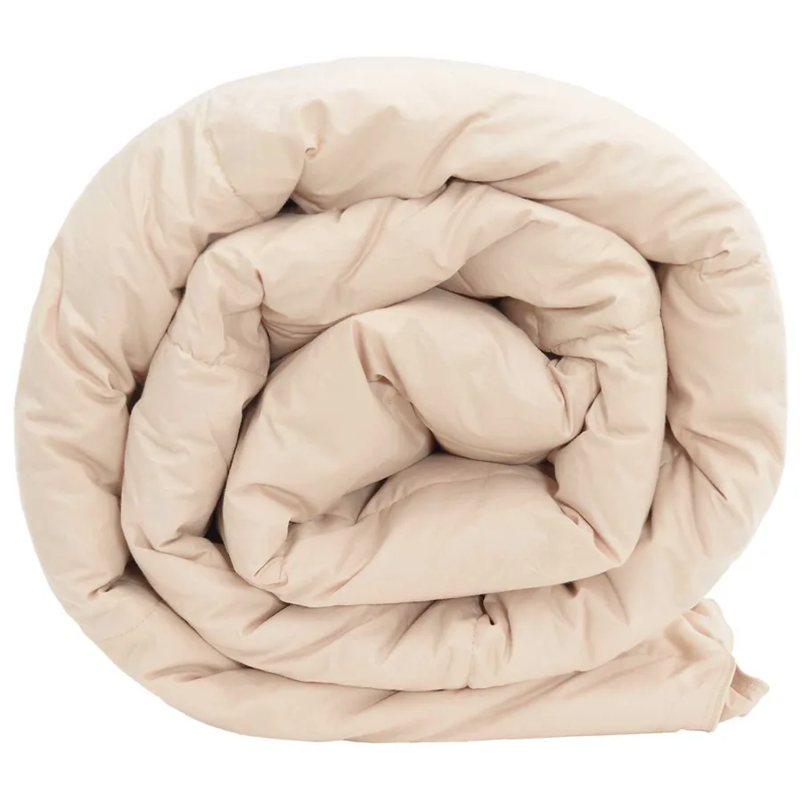 Couette d'été Beige 140 x 200 cm 100% Kapok Naturel - 4
