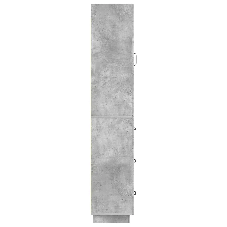 Ensemble de Meubles 2 pcs Gris béton 33 x 34,5 x 87 cm - 6